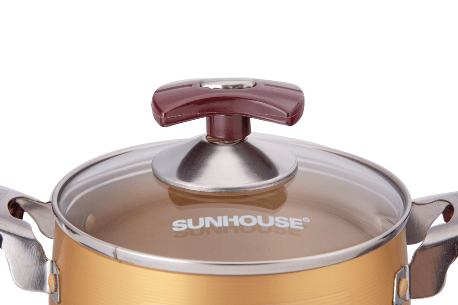 SUNHOUSE anodized cookware set SH6634 002