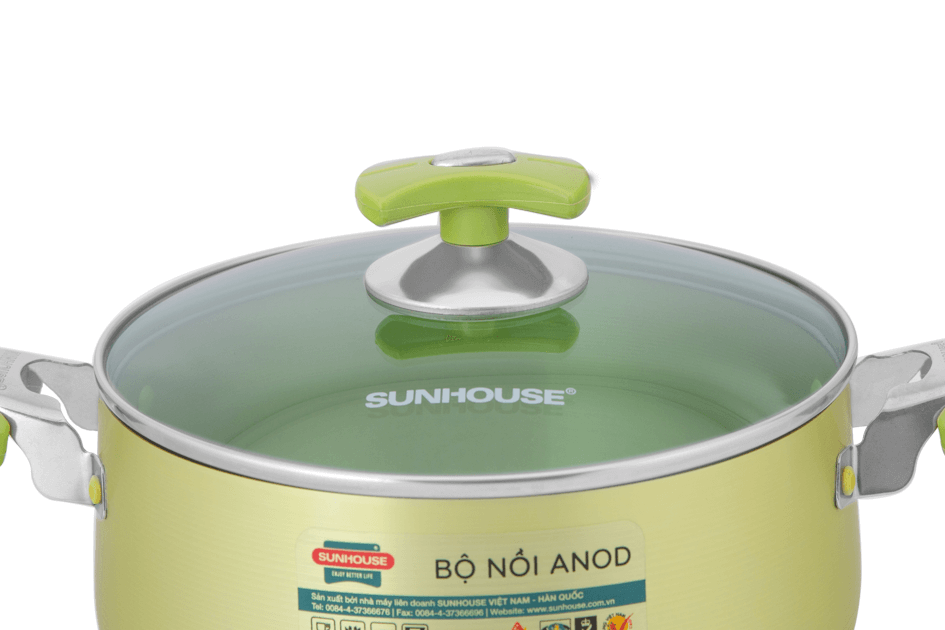 SUNHOUSE anodized cookware set SH8835 003
