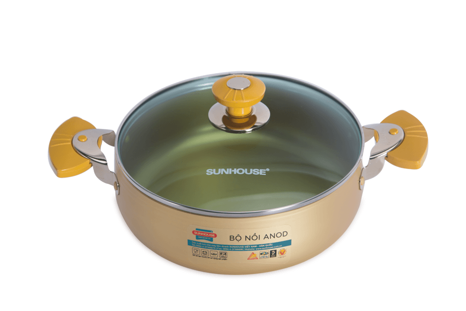 SUNHOUSE anodized cookware set SH9954 003