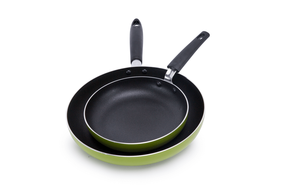 SUNHOUSE fry pan set size 18+24 (Green) 003