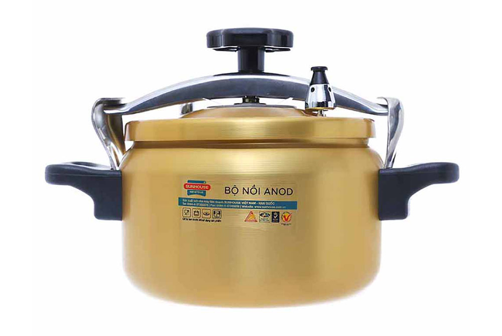 SUNHOUSE anodized pressure cooker SHA8504 005