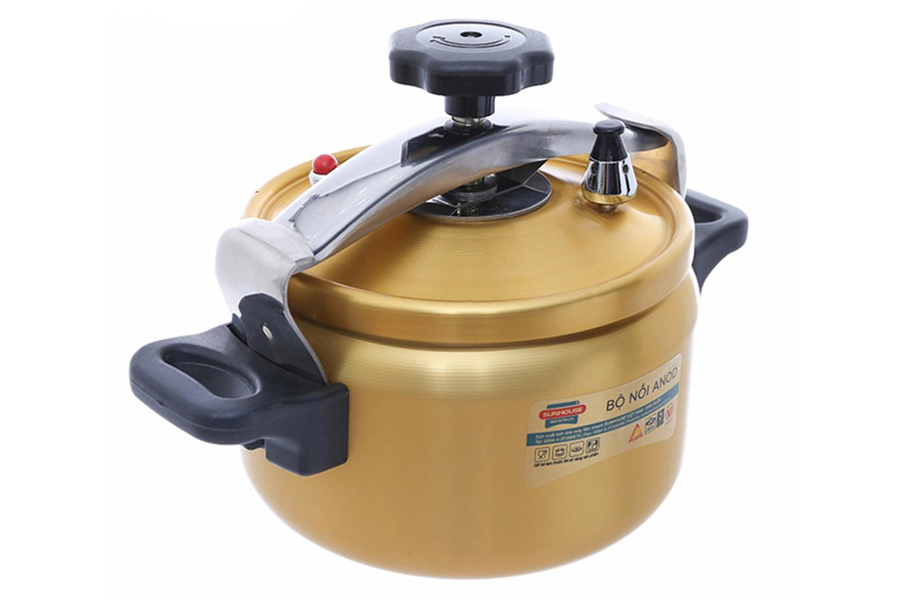 SUNHOUSE anodized pressure cooker SHA8504 002