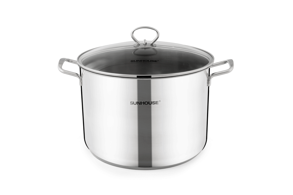 SUNHOUSE 3-layer bottom stainless steel chicken boiling pot  SH28LG 001