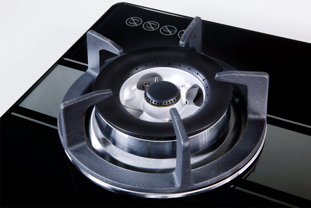 High qualified build in gas on somipress glass hob with 2 burners APEX APB8801 002