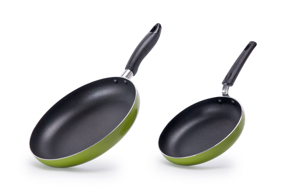 SUNHOUSE fry pan set size 18+24 (Green) 005