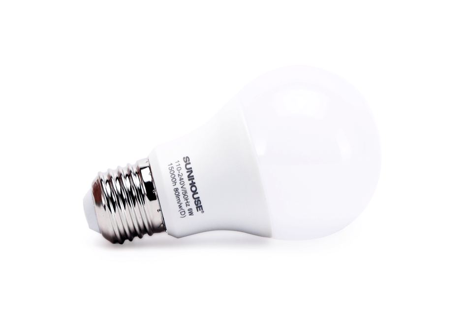 LED BULB with aluminum body SHE-LEDA60AL-A6W (white) 002