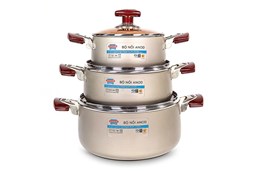 SUNHOUSE anodized cookware set SH9931