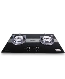 High qualified build in gas on somipress glass hob with 2 burners APEX APB8801