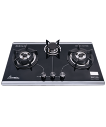 High qualified build in gas on somipress glass hob with 3 burners APEX APB8802