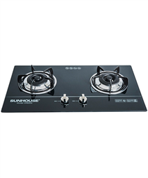 Build in gas on glass hob SUNHOUSE SHB5536