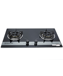 Build in gas on glass hob SUNHOUSE SHB8836