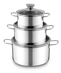 SUNHOUSE 3-piece cookware set SH116
