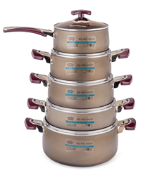 SUNHOUSE anodized cookware set SH9951