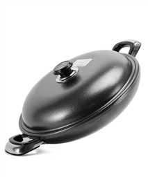 Stir fry pan with lid