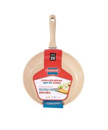 White marble fry pan