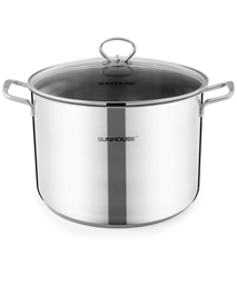 SUNHOUSE 3-layer bottom stainless steel chicken boiling pot  SH28LG