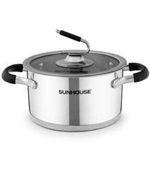 SUNHOUSE three-layer bottom pot SHG24316