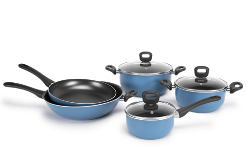 NON-STICK ALUMINUM COOKWARE SET