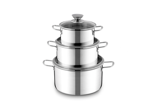 Inox pot set