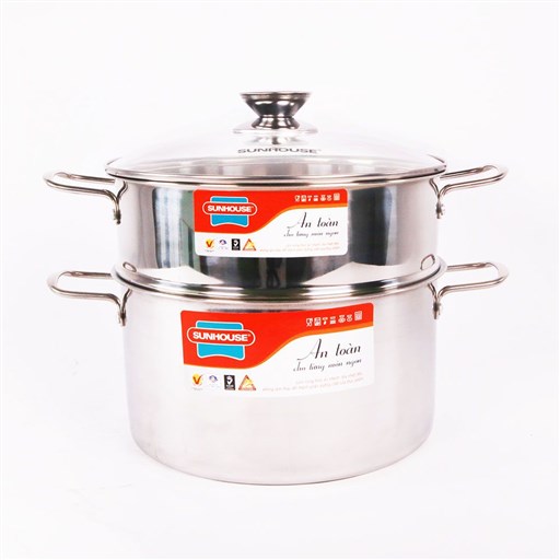 SUNHOUSE stainless steel steamer set SSP24A
