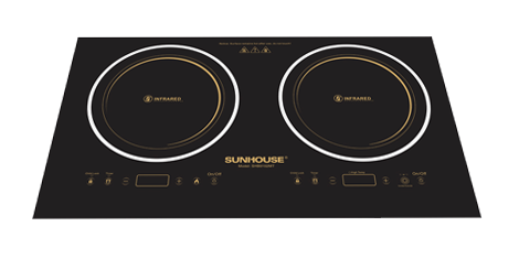 Double Infrared Cooktop